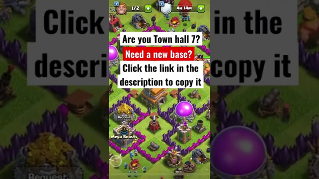 Town hall 7 Clash Of Clans best base (With copy Link!)