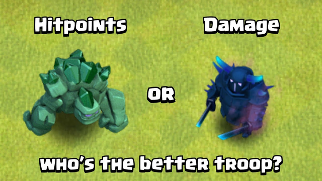 Golem or PEKKA? Which One Should You Use? | Clash of Clans