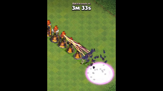 Max Bat Spell (x10) VS All Levels Inferno (Multiple) (Clash of Clans)