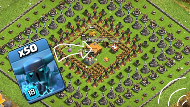 P.E.K.K.A Vs Special Home Bese Attack /  Clash Of Clans