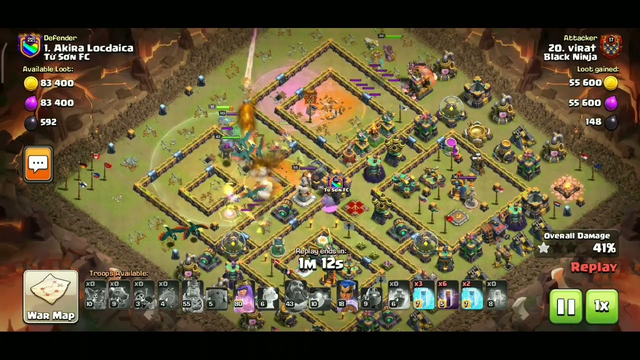 Dragbat attack town hall 14 Clash of clans, #clashofclans