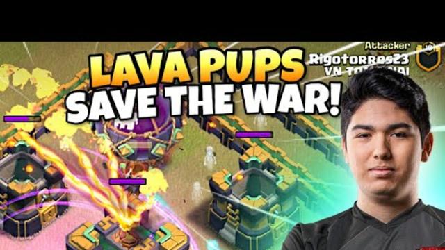 Lava Pups TANK the TOWN HALL and stop the 1 STAR! Clash of Clans eSports