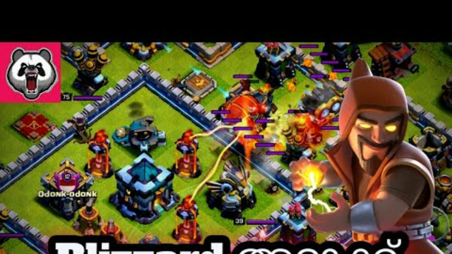 Th13 Blizzard Lavaloon attack strategy | Clash of clans malayalam | Ajith010 Gaming