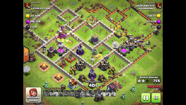 Clash of clans 3 star witches