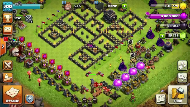 Clash of Clans: Hero extra life is great. First 2 attacks are always revenge. (Live attack)
