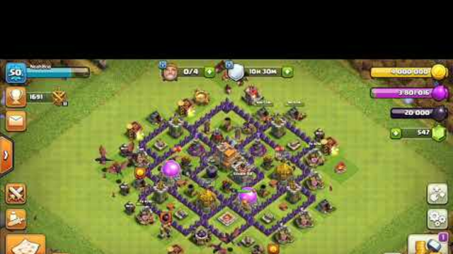My th7 clash of clans base!!