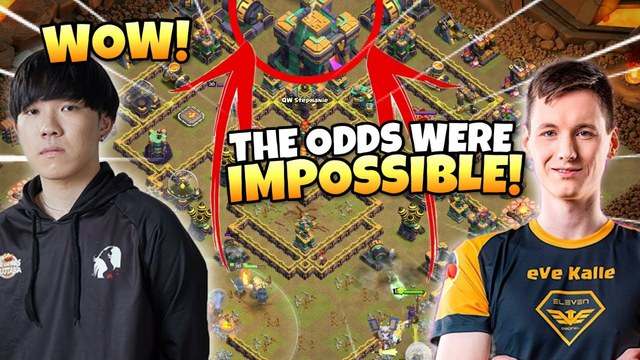 Klaus had 200 IQ Traps but eVe had IMPOSSIBLE LUCK! (and skill too) Clash of Clans eSports