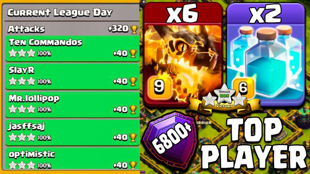 6000+ Trophy With This Easy Attack - Best Th14 Trophy Push Attack Strategy 2022 Clash Of Clans