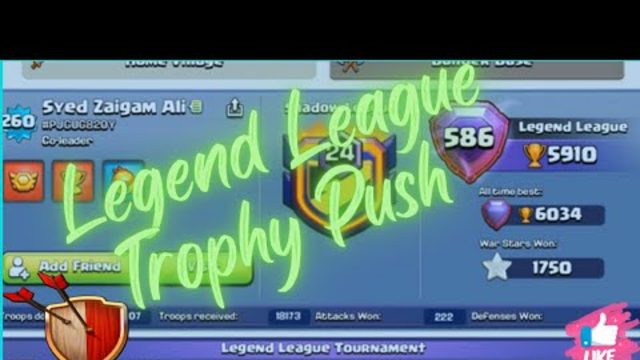 Legend League Trophy Push (Clash of Clans)