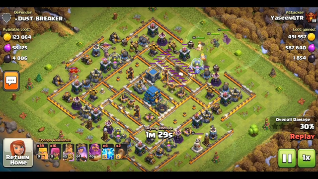 Clash of Clans / Easy two star with Barching / TH12
