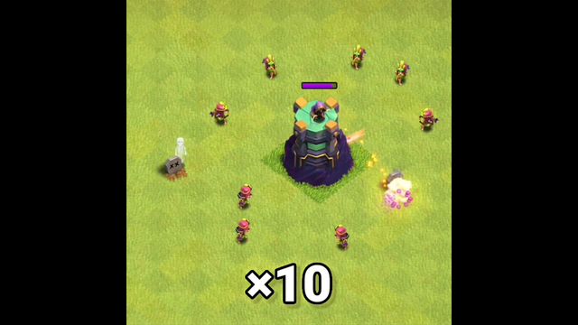 Wizard Tower vs Max Archer | Clash of clans 2022| #shorts #ytshorts #cocshorts