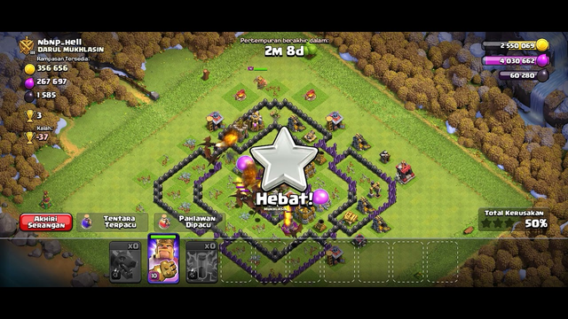 Clash Of Clans Th8 Attack Th8