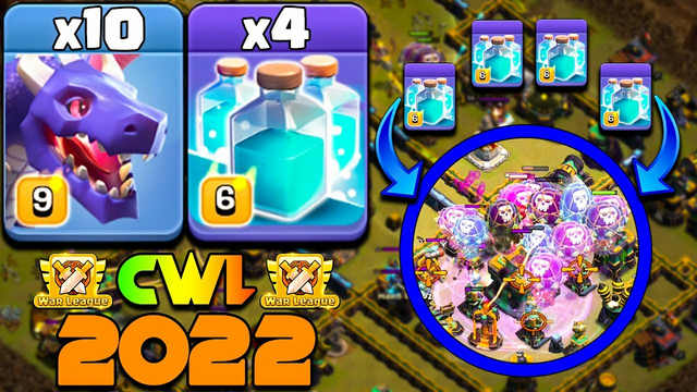 Clone Spell is Unstoppable !! 10 Dragon + 4 Clone Th14 Attack Strategy Clash Of Clans 2022