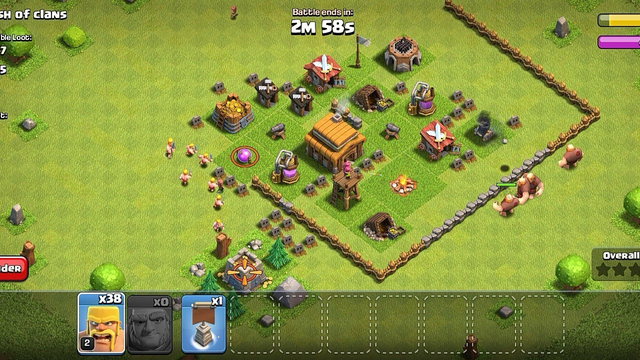New TH3 attack Clash of Clans