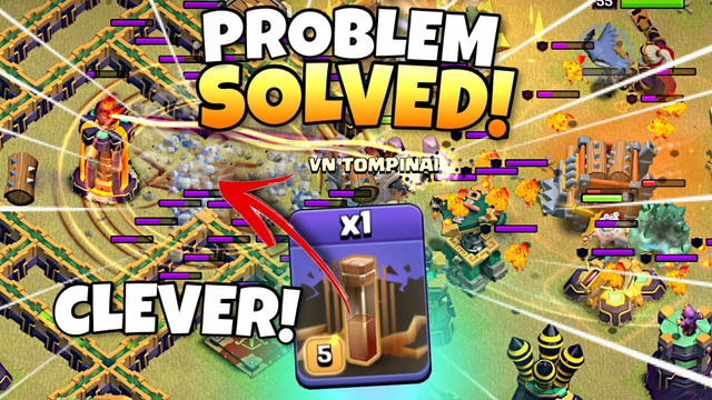 1 Earthquake SOLVED the biggest WEAKNESS of the TH14 Bat Rider attack! Clash of Clans Esports