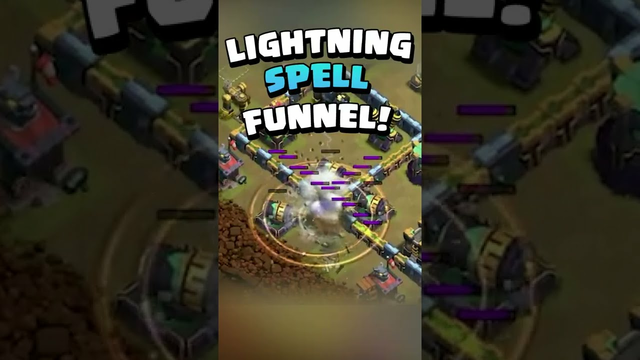 Lightning Spells to Funnel in Clash of Clans!