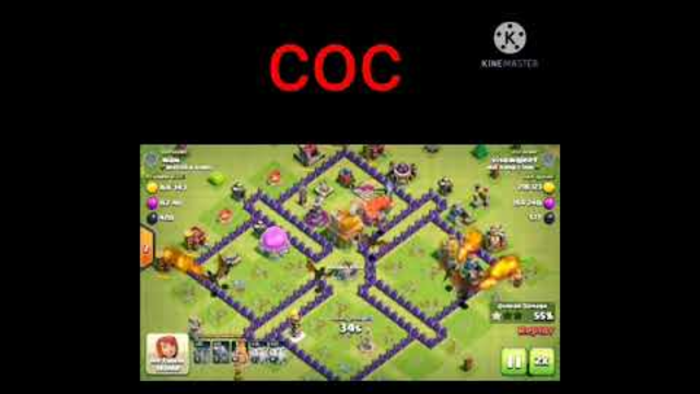 most attacks clash of clans town hall 8vs 7 end tk dhekna #short#1k#viral