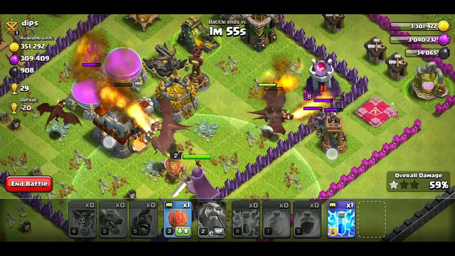 clash of clans (master type gameplay)#3