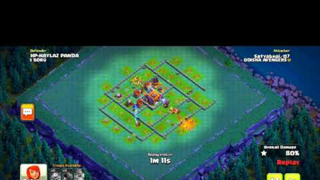 Townhall 8 best attack in clash of clans in Builder Base