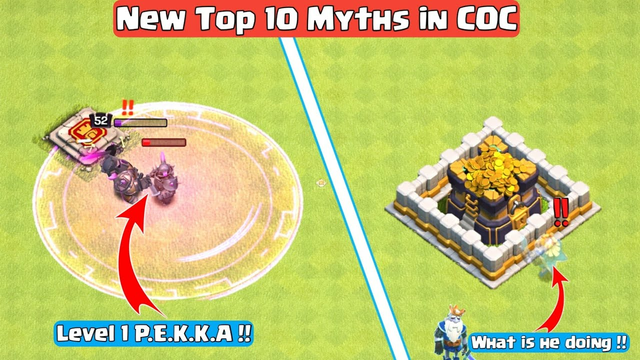 *New* Top 10 Mythbusters In Clash Of Clans | COC MYTHS PART #22
