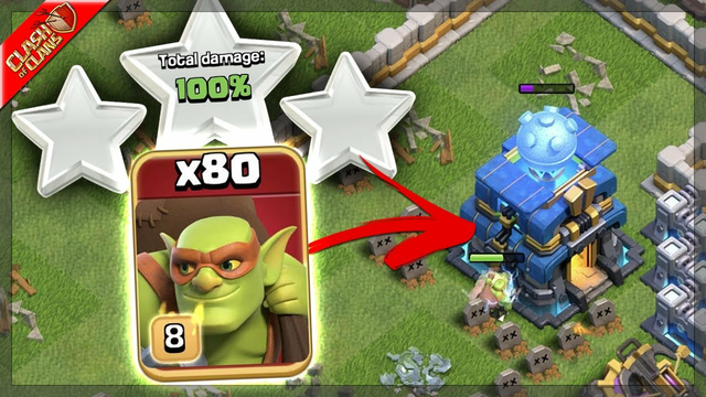 Can you 3 star with Mass Sneaky Goblins in Clash of Clans?