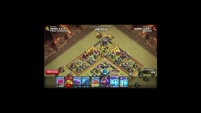 Attacking Tonwhall 13 Minimax ? Clash Of Clans 2022 . #shorts #trending #viral #2022