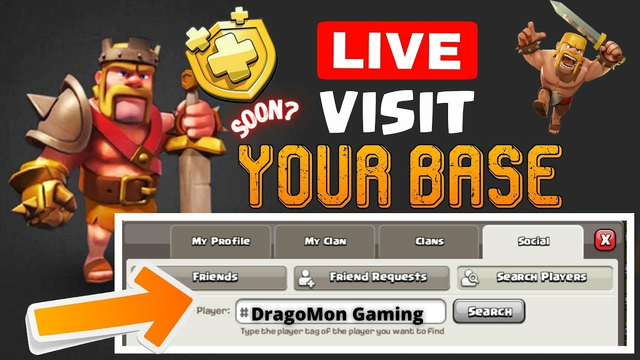 GoldPass Giveaway | Live Base Visiting + Pushing [Clash Of Clans]