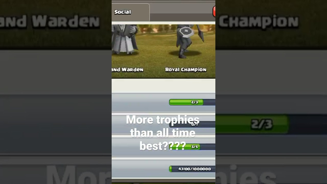 More trophies than all time best? | Clash of Clans