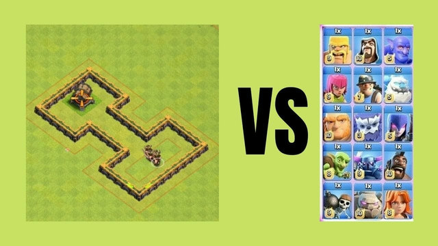 Giant Canon Vs Max Ground Troops | Clash Of Clans #coc #clashofclans #cocattacks
