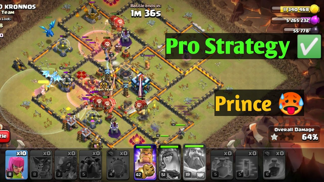 Clash Of Clans Pro Level Strategy /. NooB vs Pro // Prince