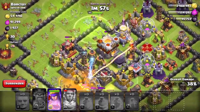 Clash Of Clans   ALL LVL8 GIANTS RAIDS Only meat shield teams