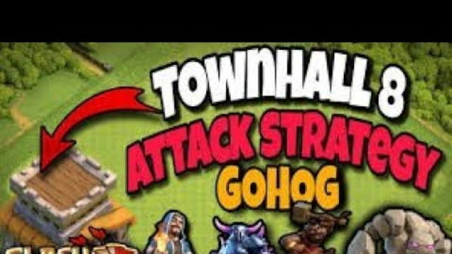 Townhall 8 best attack strategy||Clash of Clans