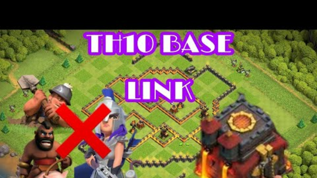 ini base kuat banget gak bisa rata - clash of clans base th10