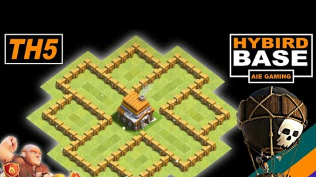 NEW BEST TH 5 HYBRID/TROPHY  (defense) Base Design | Clash of Clans | Part 3
