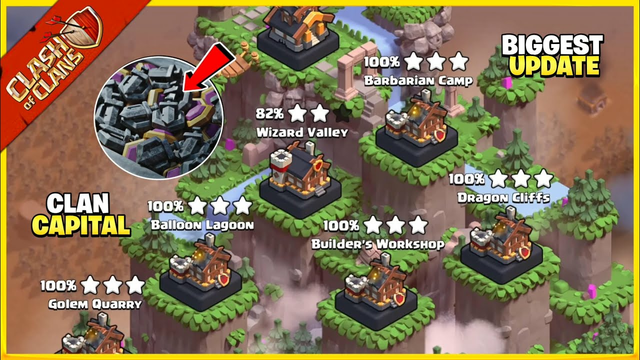 Coc Spring 2022 Dev Update - New Clan Capital Explained | New Mode In Clash Of Clans