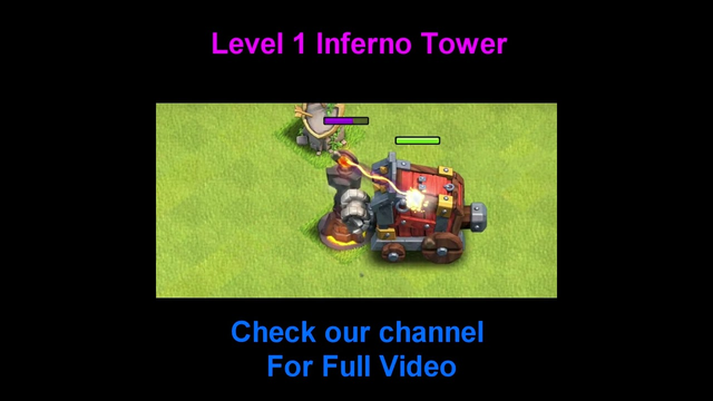 Wall Wrecker Vs level 1 Inferno Tower Clash Of Clans