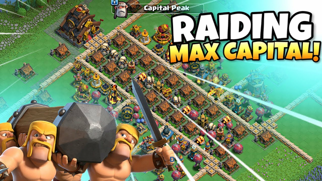 Destroying the CAPITAL PEAK! How many ATTACKS will it take?! Clash of Clans | Clan Capital Update