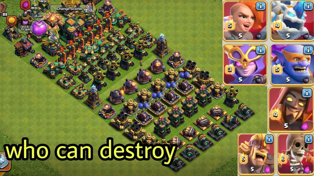 all super troops vs impossible base | clash of clans