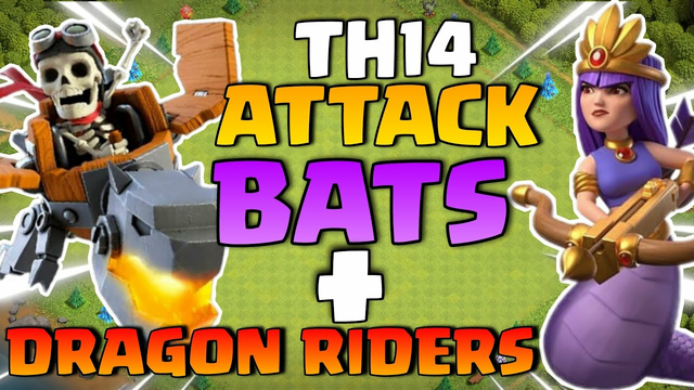 Th14 Dragon Bat Spell Attack Strategy 2022 Clash of Clans Most powerful attack strategy
