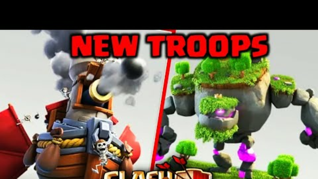 New Troops in Clash of clans. Clan Capitan Update.|| Mountain Golem ||. Clash With Karan-COC TAMIL.