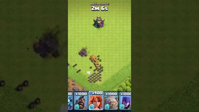 Valkyries power is phenomenal against ghosts traps - clash of clans
