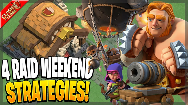 4 Raid Weekend Strategies for Capital Hall Level 2 to 5! - Clash of Clans
