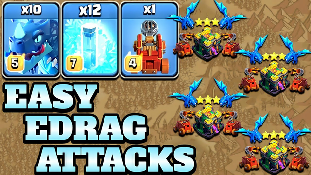Electro Dragon Attacks Strategy Are Very Easy!! Th14 Easy 3 Star Attack Strategy | Clash of Clans