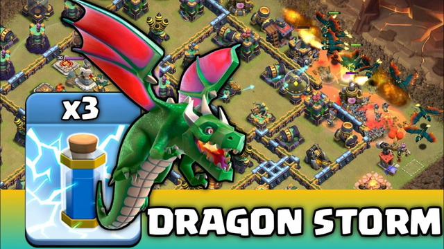 DRAGON STORM!!! TH14 Zap Attack Strategy | Clash of Clans