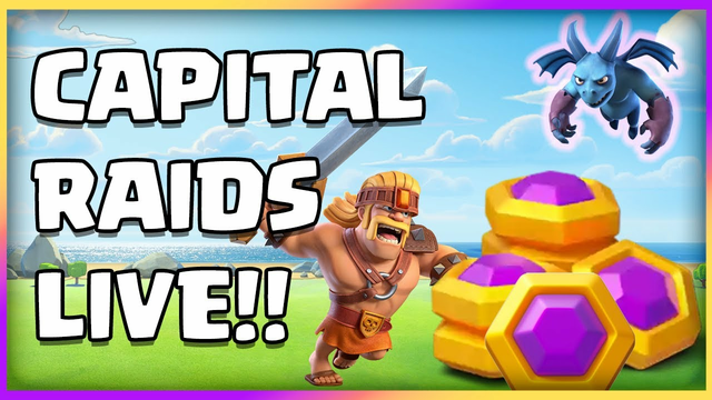 LIVE Clan Capital Raids from Wargmongers!! Clash of Clans