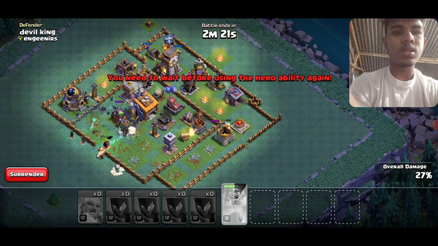 Clash Of clans New and latest tricky and successful attack part - (4)