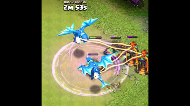 Electro Dragon + Rage Spell Vs Deadly Inferno And X Bow Formation | Clash Of Clans