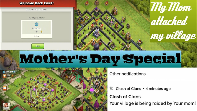 My Mom raided my village | Mother's Day Special | Clash Of Clans | @MR. SET GAMER