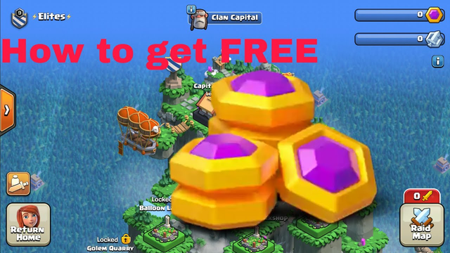 HOW TO GET FREE CAPITAL GOLD! Progress in clan capital fast with this free gold! (clash of clans)