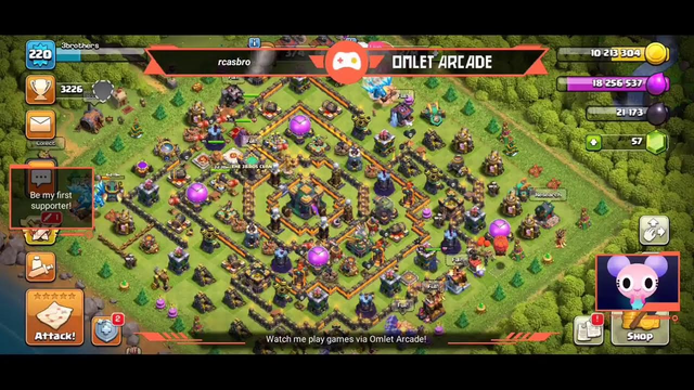 Watch my stream Clash of Clans on WAR LEAGUE #DAY7